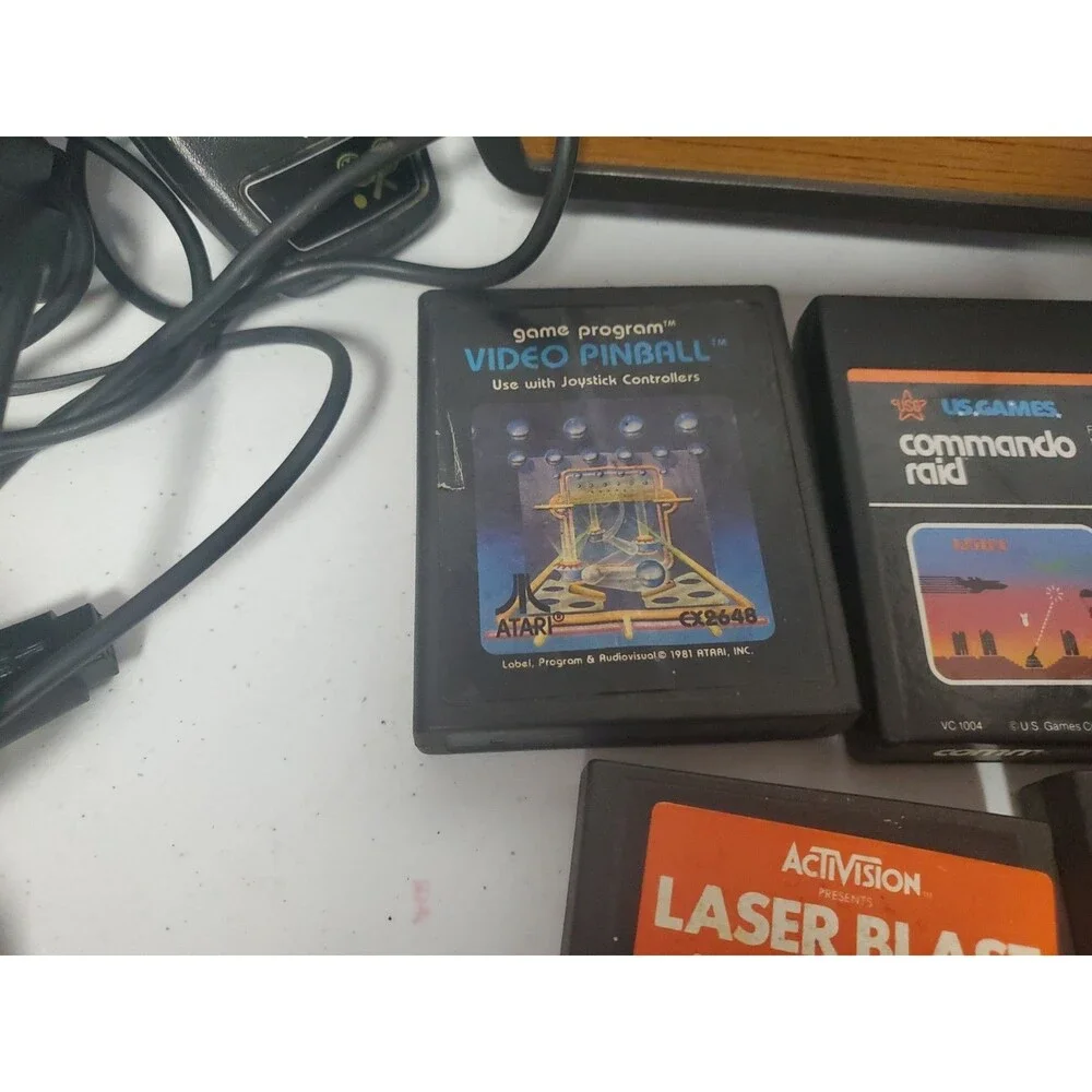Original Atari 2600 Starter Set: Console w/ 7 Classic Games And Box Read
